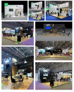 บูธแสดงสินค้าแบบโมดูลาร์ DIY ขนาด 10x10 ฟุต ใช้ซ้ำได้ สำหรับธุรกิจอัตโนมัติ ทนไฟ น้ำหนักเบา ติดตั้งง่าย สำหรับ 2 <span class=keywords><strong>คน</strong></span> - Product Image 5