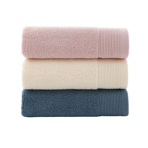 100% Cotton Woven Antimicrobial Soft Washed Towel <b>Set</b> Skin-friendly Luxury for Hotel Beach Bathroom Use - Product Image 1