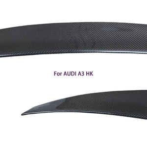 For A3 S3 RS3 8V Style Real Carbon Fiber Material <b>Rear</b> <b>Spoiler</b> Trunk Wing 2013-2020 - Product Image 3