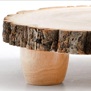 Fetta di legno rustico con le gambe <span class=keywords><strong>torta</strong></span> di frutta <span class=keywords><strong>da</strong></span> <span class=keywords><strong>te</strong></span> vassoio Stand <span class=keywords><strong>torta</strong></span> all'ingrosso Server <span class=keywords><strong>per</strong></span> dolci & torte - Product Image 4