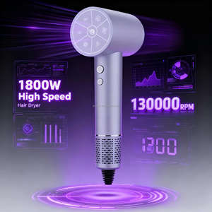 Secador de Pelo Profesional de Alta Velocidad con Iones Negativos OEM ODM, 120,000 RPM, 1800W, para Uso en Hoteles y Autocaravanas - Product Image 1