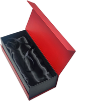 Boîte cadeau magnétique en carton recyclable haut de gamme personnalisable, avec dorure à chaud, design durable pour l'emballage de bijoux de mariage