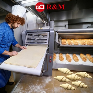 Machine électrique commerciale 520 mm pour la pâte à dumplings, baklavas, pains français et croissants, avec fonction de pétrissage et de laminage - <span class=keywords><strong>Prix</strong></span> de la machine à pâte - Product Image 1