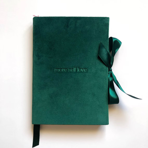 Carnet de planification personnalisé en velours avec impression UV, couverture rigide, journal de voyage sur mesure avec pages lignées vierges, papier d'écriture quotidien, cadeau - Product Image 1