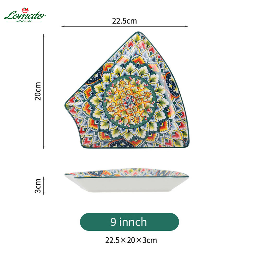 9-inch Fan-Shaped Platter
