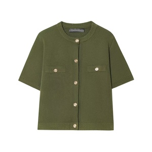 Printemps Nouvelle veste tricotée simple et à la mode pour femmes <span class=keywords><strong>Cardigan</strong></span> Top - Product Image 6
