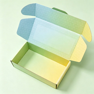Boîte en papier cosmétique écologique, biodégradable, pliable, recyclable, en carton ondulé, personnalisée, en gros - Product Image 1