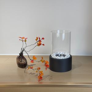 Portable intérieur extérieur maison chauffage rond alcool cheminée <span class=keywords><strong>lampe</strong></span> vrai feu petit poêle pour bureau ou foyer - Product Image 3