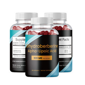 HUAQING OEM Dihidroberberina 300mg con Ácido Alfa Lipoico 600mg Suplemento Cápsulas Avanzadas de Dihidroberberina para una Salud Óptima - Product Image 1