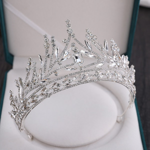 <span class=keywords><strong>Diadema</strong></span> di cristallo <span class=keywords><strong>e</strong></span> corone per le donne sposa strass da ballo Diadem da sposa accessori per capelli da sposa gioielli corona <span class=keywords><strong>diadema</strong></span> - Product Image 5