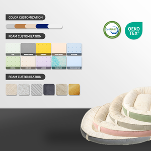 เตียงสุนัขโฟมออร์โธปิดิกส์ที่นอนแมวสงบพร้อมฝาครอบถอดออกได้กันน้ำซักและเป็นมิตรกับการเดินทาง - Product Image 4