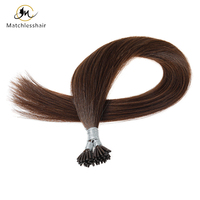 Extensions de cheveux I-Tip 100% cheveux humains, cuticules alignées, cheveux vierges, micro-perles, extensions de cheveux I-Tip en gros pour les coiffeurs