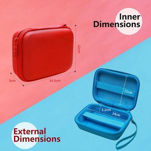 Estuches Rígidos de EVA para Tarjetas de Juego con Mosquetón, Bolsa de Almacenamiento Portátil para Viajes (Solo el Estuche) - Product Image 3
