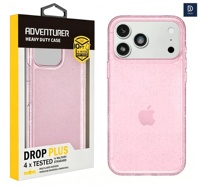 Casing Ponsel Transparan Anti Benturan Ultra Tipis Adventure Symmetry untuk iPhone 18 Pro Max 17 Air 16 Pro 15 14 Glitter Case