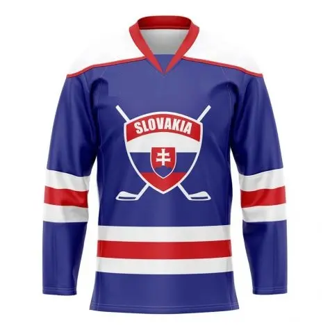 Lange Mouwen Custom Man Sublimatie Ijshockey Jersey