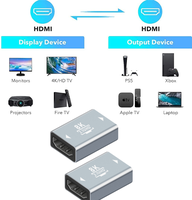 Coupleur HDMI Femelle-Femelle, Connecteur HDMI 8K, Câble d'Extension Mini DP vers DP 1.4 pour Affichage, Port DP Mâle vers Femelle
