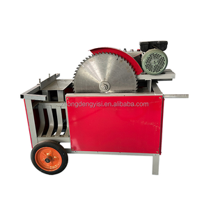Machine automatique de découpe de grumes, petite machine électrique de découpe et de fendage, équipement de travail du bois, petite scie à fendre les grumes rondes - Product Image 3