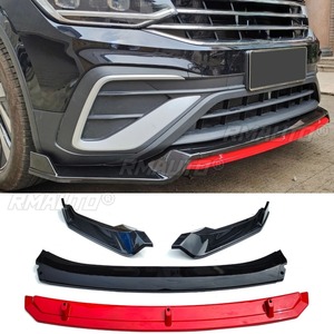 ลิ้นกันชนหน้ารถยนต์ ดิฟฟิวเซอร์ สปอยเลอร์ ครอบกันชน สำหรับรถยนต์ Volkswagen Tiguan L 2022 อุปกรณ์ตกแต่งรถยนต์ - Product Image 5