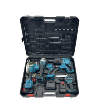 Ensemble d'outils électriques sans fil très vendus : marteau perforateur, meuleuse d'angle, machine de découpe, perceuse électrique, clé à chocs OEM, certifié CE