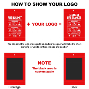 Coperta Antincendio in Fibra di Vetro Intrecciata Personalizzabile di Alta Qualità, Certificata CE, Isolamento Termico 550, Marca Gertex - Product Image 6