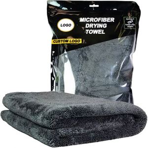 Car Drying <b>Towel</b> Large Premium Knitted <b>Microfiber</b> Quick-Dry 40x40cm Detail 1200 GSM Ultra Soft Super Absorbent Twisted Loop - Product Image 1