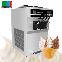 Machine à crème glacée de haute qualité à 5 saveurs, garantie 1 an, machine à crème glacée commerciale à vendre, machine à crème glacée molle