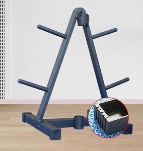 Estante de Almacenamiento para Barras de Pesas <span class=keywords><strong>y</strong></span> Discos de Gimnasio, Resistente <span class=keywords><strong>y</strong></span> Duradero - Product Image 4