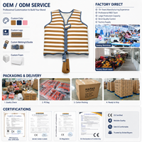 Gilets de sauvetage Solas approuvés CE, imperméables, à séchage rapide, pour apprendre à nager, gilet de sauvetage de sécurité pour bébé, gilet de sauvetage surdimensionné pour enfants