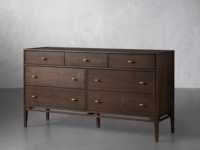 Meubles de chambre à coucher en bois de style américain de haute qualité, commode à sept tiroirs, personnalisée, moderne, pour usage hôtelier, lavable