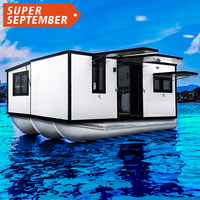 2023 meilleure vente Kinocean aluminium ponton maison bateau à vendre