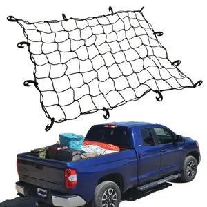 120X90CM Phụ Kiện Ô Tô Xe SUV Pick-Up Xe Tải Roof Top Hành Lý Carrier Cargo Giỏ Đàn Hồi Net Cargo Net Xe Trunk Net