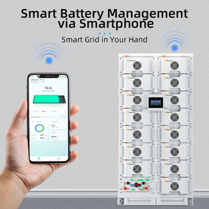 แบตเตอรี่ลิเธียมไอรอนฟอสเฟต (LiFePO4) สำหรับใช้งานในอาคาร ขนาด 50kWh-200kWh  กำลังไฟ 200kW แรงดันสูง สำหรับระบบกักเก็บพลังงานเชิงพาณิชย์ แบบออฟกริด - Product Image 5