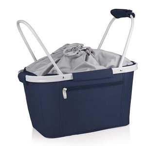 Panier de pique-nique pliable personnalisé pour l'extérieur, panier de courses de luxe pliable, panier à main pour aliments, panier de pique-nique, étanche - Product Image 3