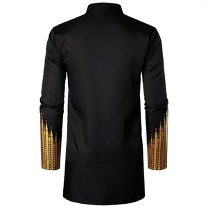 Personalizado Musulmán Africano Cuello Redondo Juventud Africano Estilo Nacional Ropa Islámica Hombre Ropa Islámica Thobe Hombres - Product Image 5