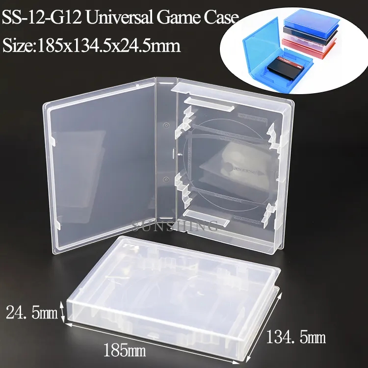 透明プラスチックゲームメモリカードボックスゲーミングCpu