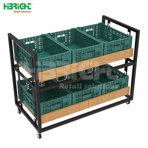 Mesa Exhibidora de Hielo de Plástico Personalizada de Fábrica, Mostrador Refrigerador de Hielo para Pescado y Carne Fresca para Supermercados, Mesa Exhibidora de Pescado con Parte Superior Abierta - Product Image 4