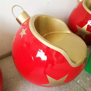 Decoraciones Navideñas para Exteriores, Adornos, Bolas, Silla Gigante de Fibra de Vidrio, Suministros para Eventos, Resistente a la Intemperie, Asiento Navideño para Centros Comerciales - Product Image 4