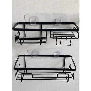 Zinc Alloy Punch-Free <b>Corner</b> Bathroom Rack <b>Standing</b> Mount Household Toilet Soap Rack Toiletries Storage Rack Modern Hotel Use - Product Image 4