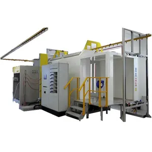 High quality spray paint system powder coating production line for manufacture wooden furniture and chair