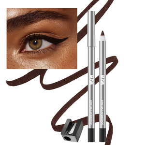 Crayon Eyeliner crémeux et doux, imperméable, pigment riche, glisse en douceur, facile à appliquer pour un maquillage des yeux ailé, pour un usage quotidien - Product Image 2