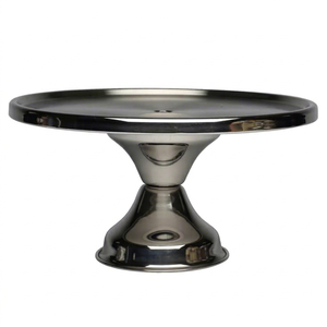 Stainless Steel Round <b>Cake</b> <b>Stand</b> for Serving <b>Cake</b> Pastries Cookies Cupcake Home Decoration Christmas - Product Image 1