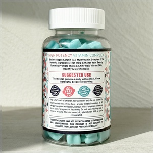 Gommes végétaliennes avec marque privée pour la croissance des <span class=keywords><strong>cheveux</strong></span>, la <span class=keywords><strong>peau</strong></span> <span class=keywords><strong>et</strong></span> les <span class=keywords><strong>ongles</strong></span> bonbons vitamines organiques <span class=keywords><strong>biotine</strong></span> minérale bonbons pour la croissance des <span class=keywords><strong>cheveux</strong></span> - Product Image 2