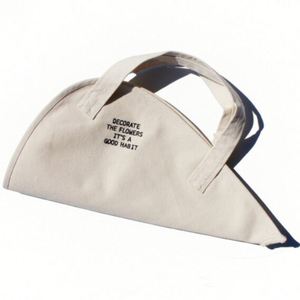 กระเป๋าผ้าฝ้าย Zy Stylish ปักลายดอกไม้ ดีไซน์หรูหรา พับได้ พร้อมช่องใส่ของขวัญ - Product Image 6