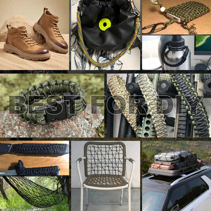 Handmade 32 Strand 4mm Rope for Outdoor Survival Bagged Camping ...