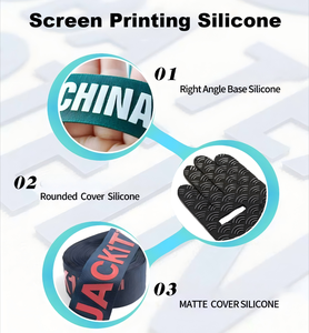 Bande élastique en tissu silicone liquide antidérapant certifié OEKO-TEX pour impression sérigraphique de logo de maillot de football - Product Image 4