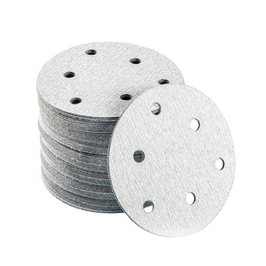 Disque de polissage de ponçage de disque de haute qualité Disques de film crochet et boucle blancs pour bois et métal - Product Image 2