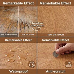 Pavimento SPC a incastro moderno da 4mm, 5mm, 6mm, 7mm, 8mm per cucina, bagno, seminterrato e lavanderia - Product Image 2