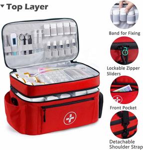 Trousse de Premiers Secours Imperméable Grande Capacité pour la Maison, Sac Médical d'Urgence Portable pour Sportifs, Sac Thermique Médical pour Infirmière - Product Image 2