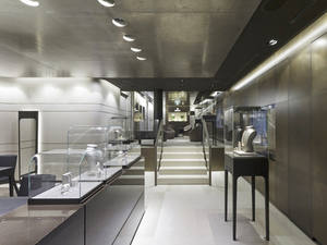 Fanxi-armoire ronde en verre avec lumière LED, présentoir <span class=keywords><strong>Pop</strong></span>-Up, socle rond, verouillé, <span class=keywords><strong>Vitrine</strong></span> de bijoux - Product Image 3