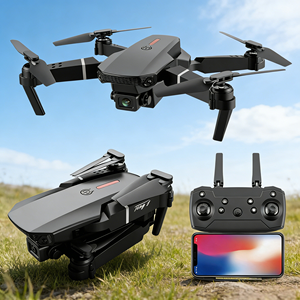 โดรน TOAI E88 GT สำหรับผู้เริ่มต้น กล้อง 4K หน้าจอควบคุมระยะไกล 2.4 นิ้ว ระยะส่งสัญญาณ 1 กม. หมุนได้ 360 องศา มอเตอร์แบบไร้แปรงถ่าน กล้องพลาสติก - Product Image 3